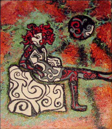 Lady and the Moon